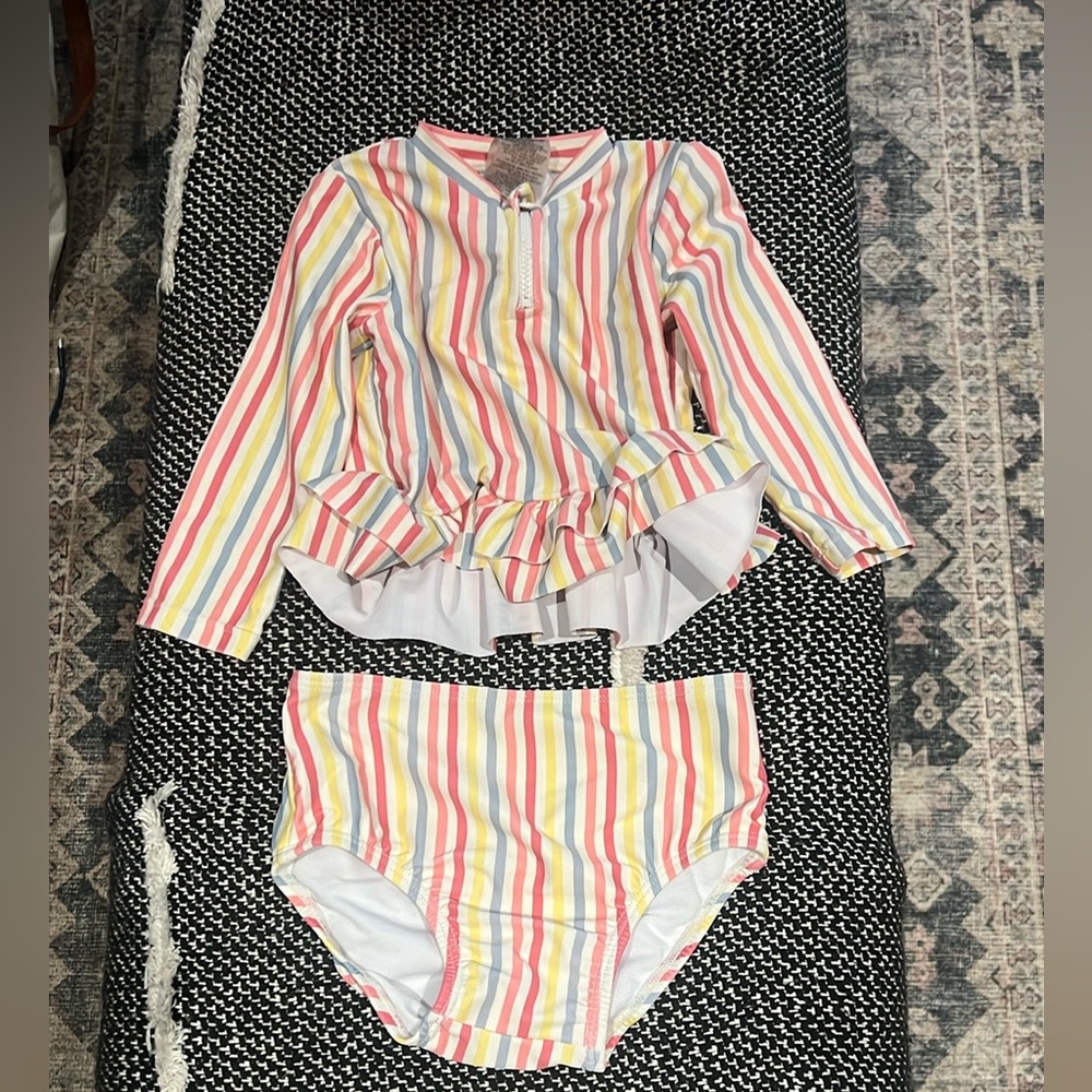 Striped Kids Swim Set